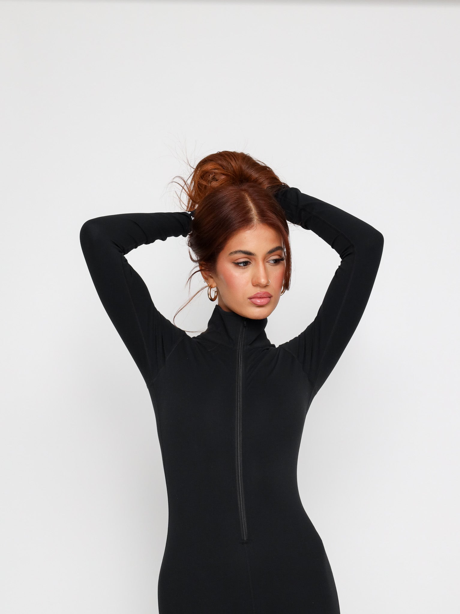 Turtleneck Bodysuit Black Long Sleeve -  Canada